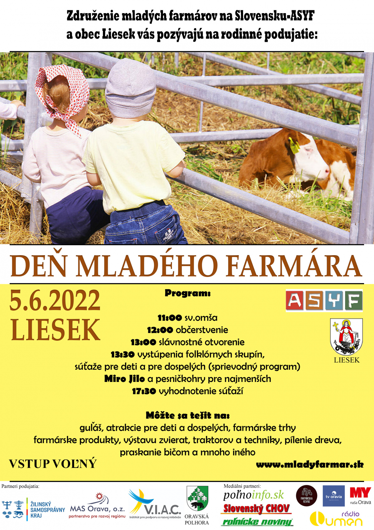 Plakát - Deň mladého farmára 2022